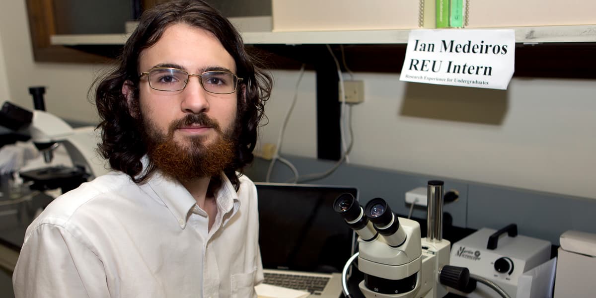 2014 REU Intern Ian Medeiros
