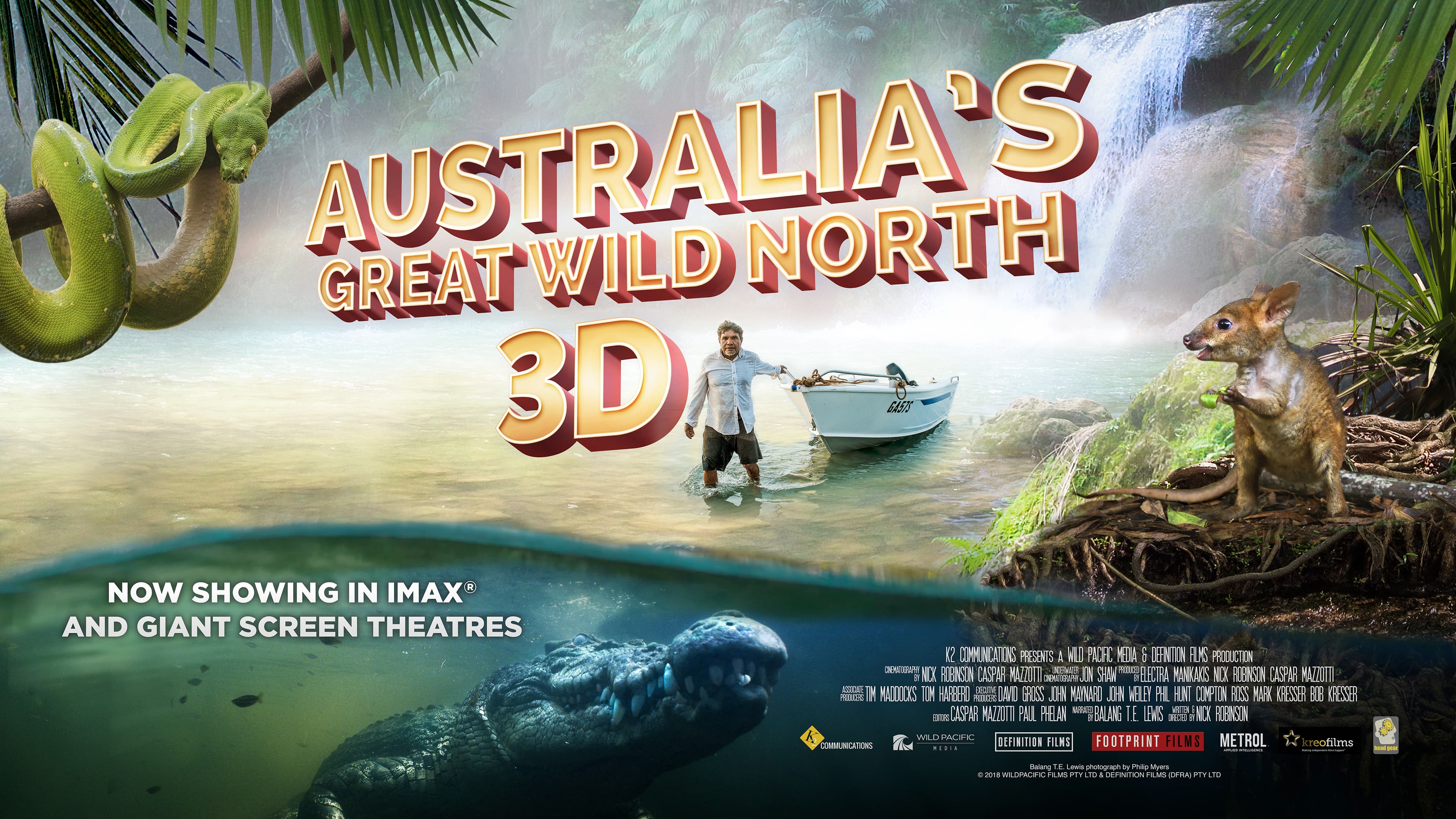 Australia's Great Wild North 3D movie poster