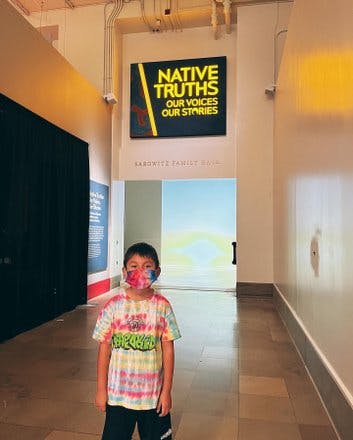 Checked out the new fieldmuseum exhibit, “Native Truths: Our Voices, Our Stories” today. 

Official opening weekend is May 20th & 21st! 

#indigenize #katishtyameh #diné #lifeofheath #adventureswithmom #museumgram