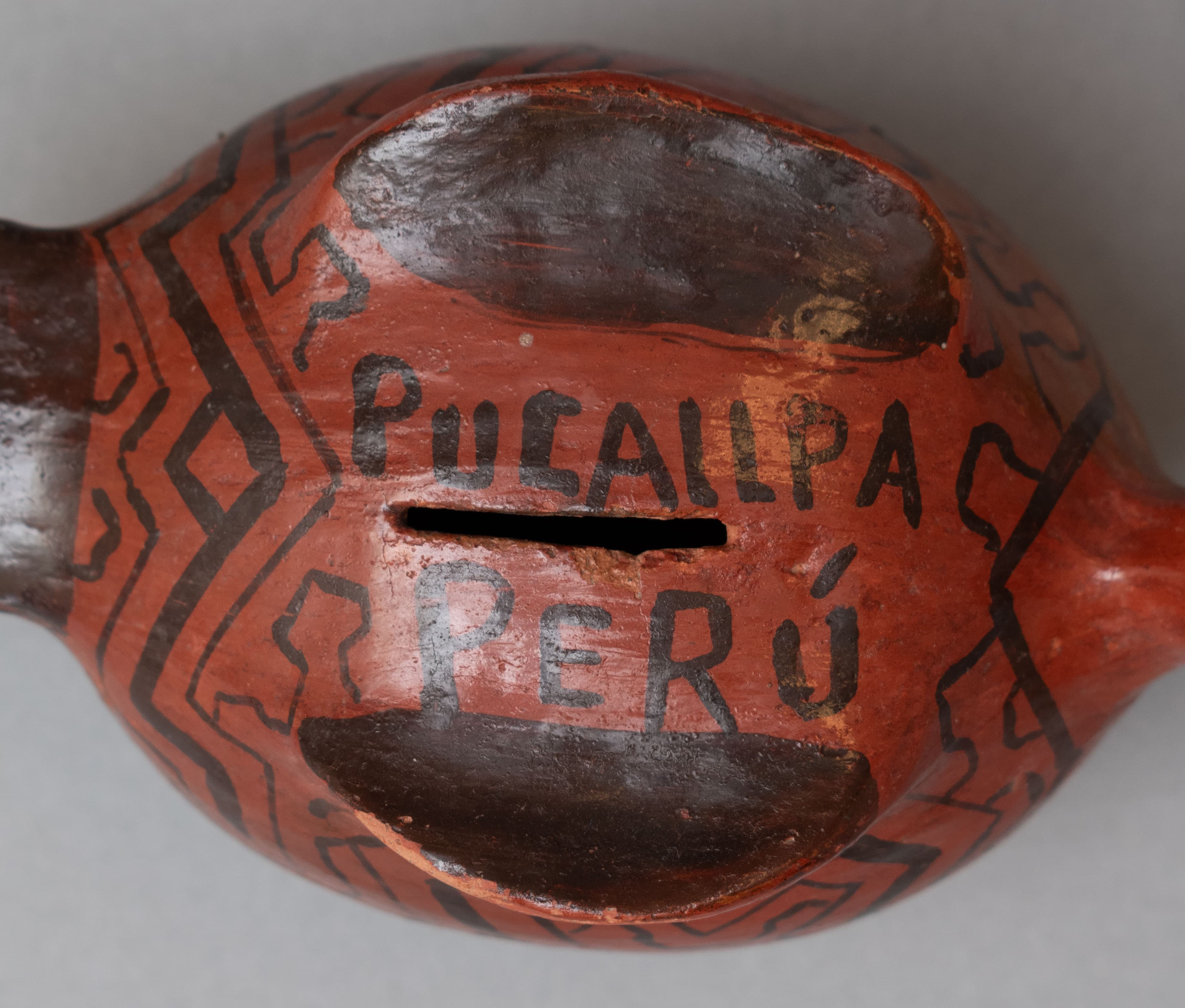 364098 clay (ceramic) vessel; bank