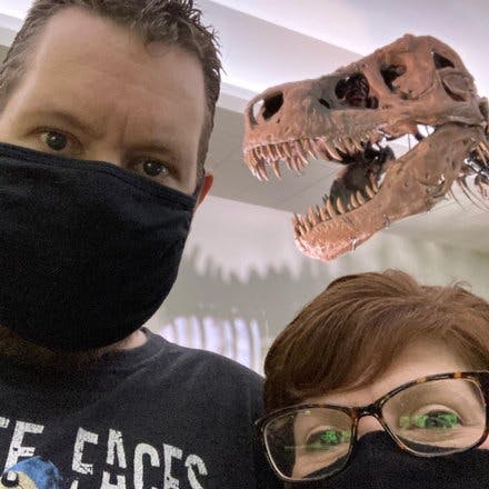 Field Museum photo fun dump! Neil finally got to meet Sue and we both got to meet Maximo! Great start to bday staycation 🥰 #chicago #FieldMuseum #Sue #T-Rex #Maximo #Titanosaurus